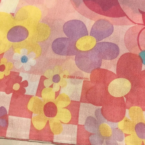 2000 Blues Clues Pillowcase Dan River Pink Flower Standard Pillow Case - Picture 9 of 16